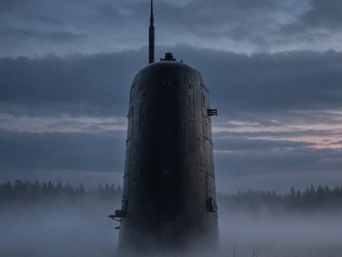 UBÅTEN — conning tower in fog